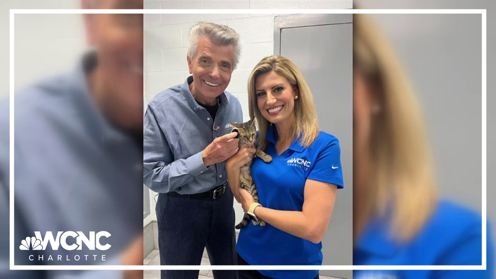 One of those furry friends went home with WCNC Charlotte's Sarah French. Her kids decided on a name that may feel familiar to WCNC Charlotte viewers: Larry!