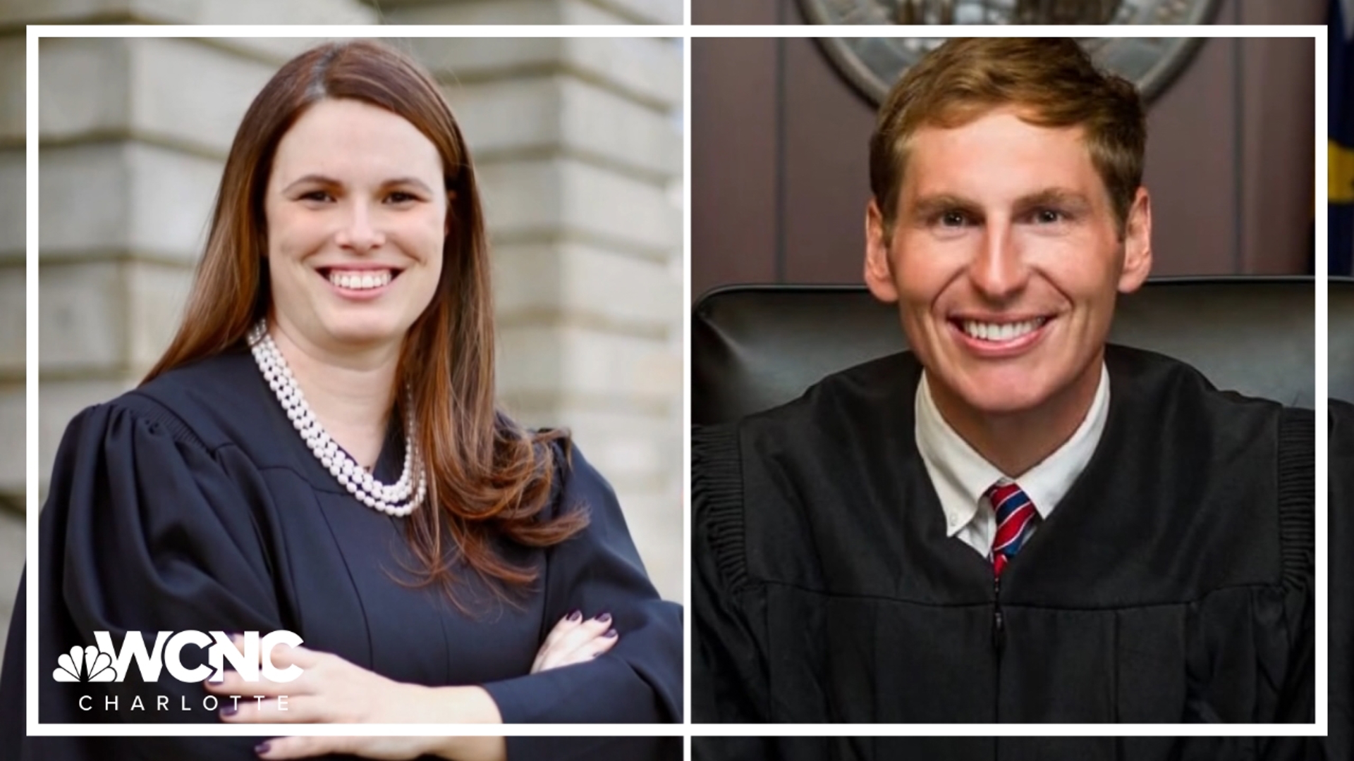 Democrat Allison Riggs is narrowly ahead of Republican Jefferson Griffin in the race for the sixth seat on the NC Supreme Court.