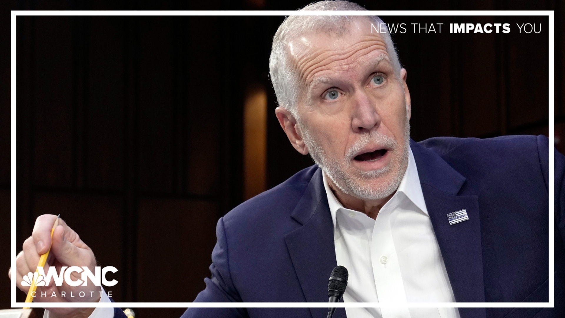 Senator Thom Tillis announces he will not seek reelection in 2026 following Trump's critical attack.
