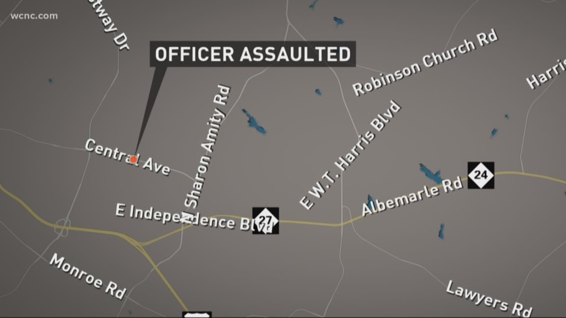 Charlotte-Mecklenburg Police are investigating after they said an officer was assaulted in east Charlotte Friday morning.