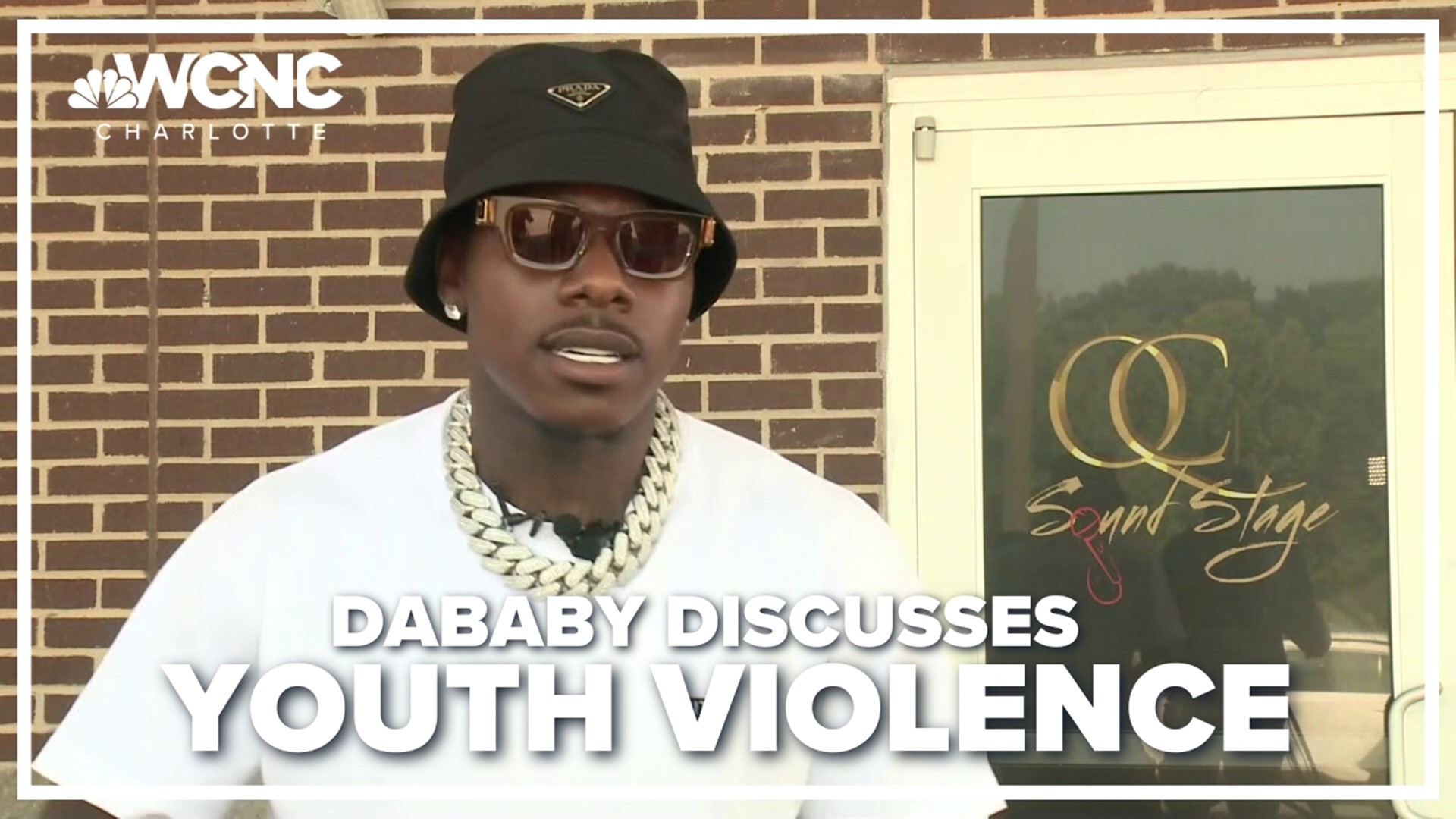 Charlotte native and rapper DaBaby spoke to news outlets on Wednesday.