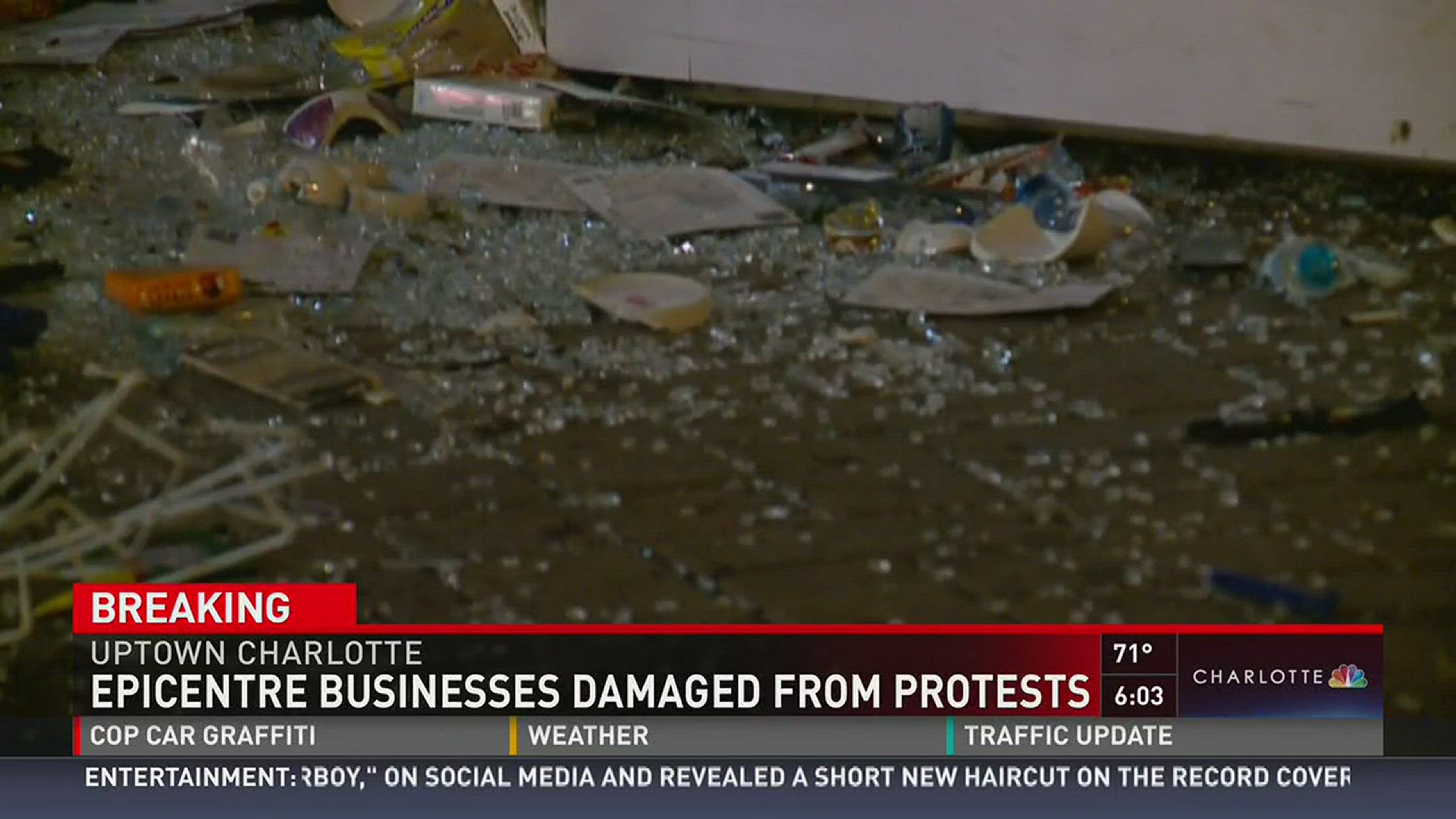 Hornets team store looted by Charlotte protesters