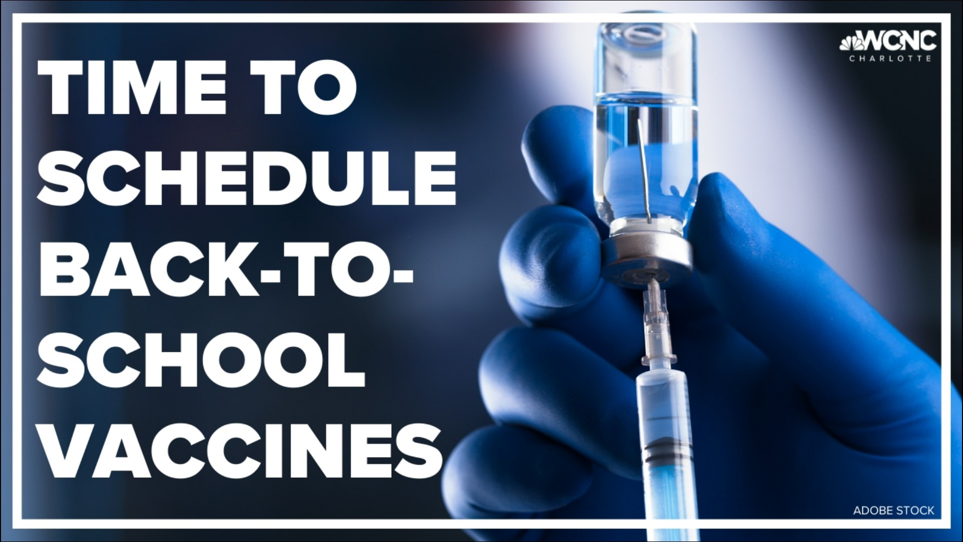 South Carolina health officials want to remind you to put vaccines on your child's back-to-school list.