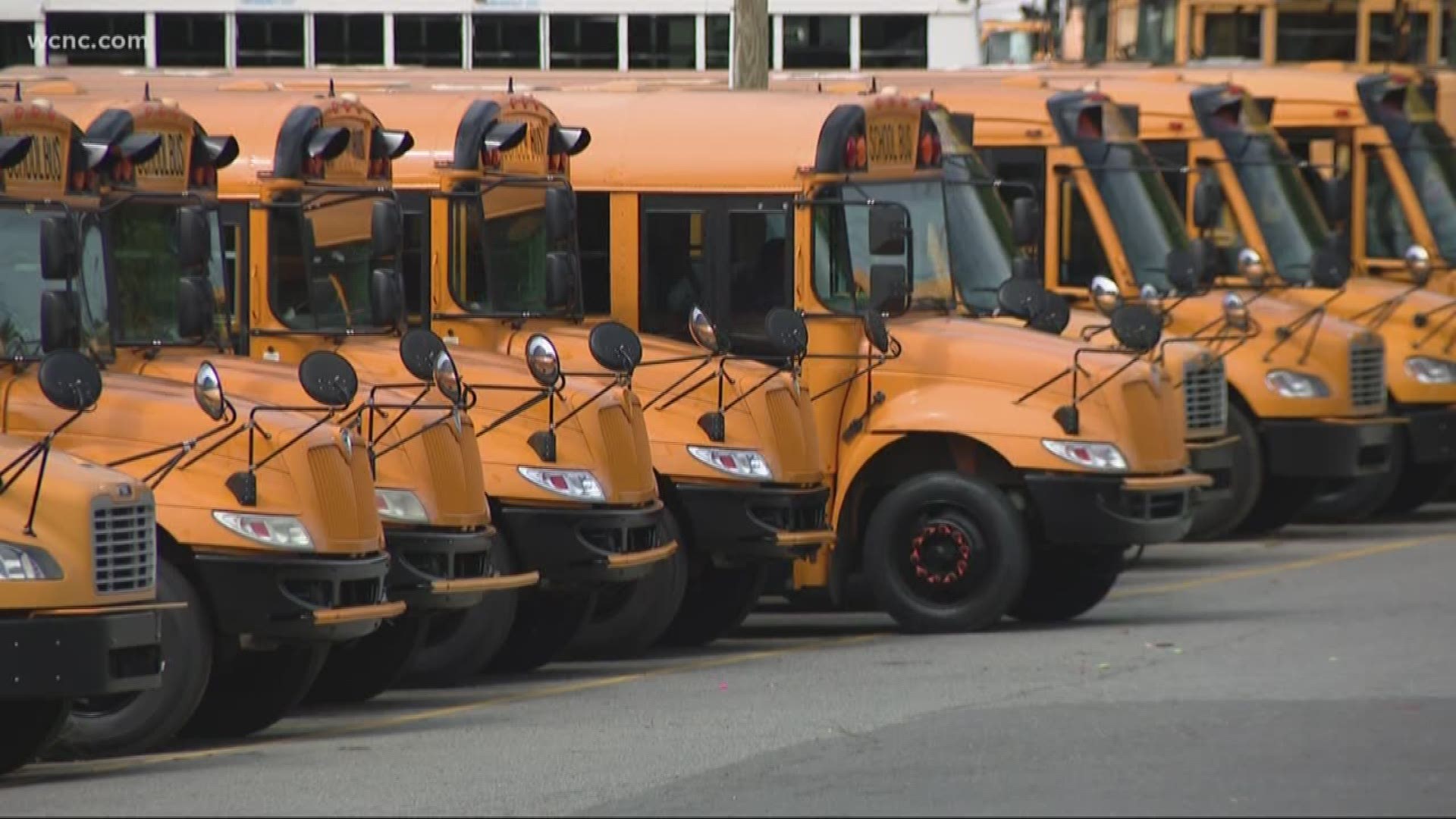 CMS now has more propane buses than any other district in the state. The district is short drivers, but officials say that's changing.