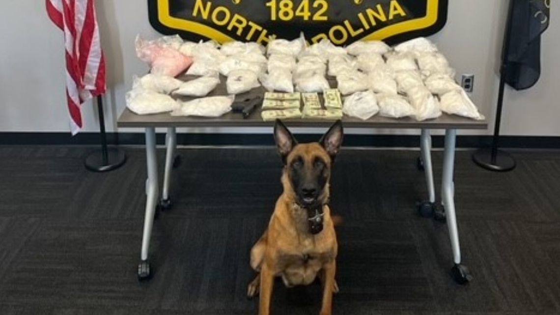 NC K-9 finds 35 pounds of meth during traffic stop, women charged ...