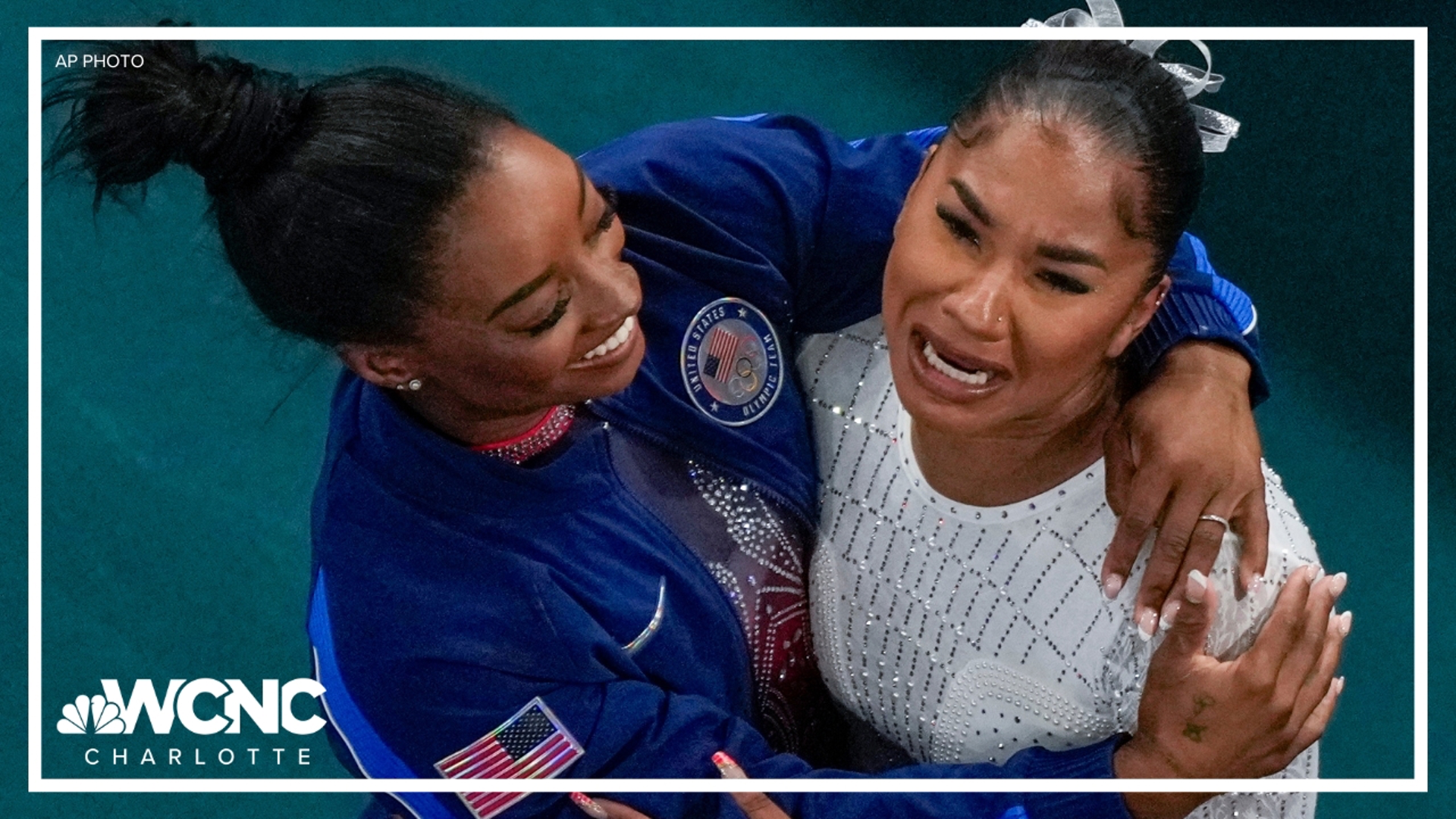 Jordan Chiles was the last competitor during the floor exercise finals on Monday and it initially looked like she was going to miss out on a medal.