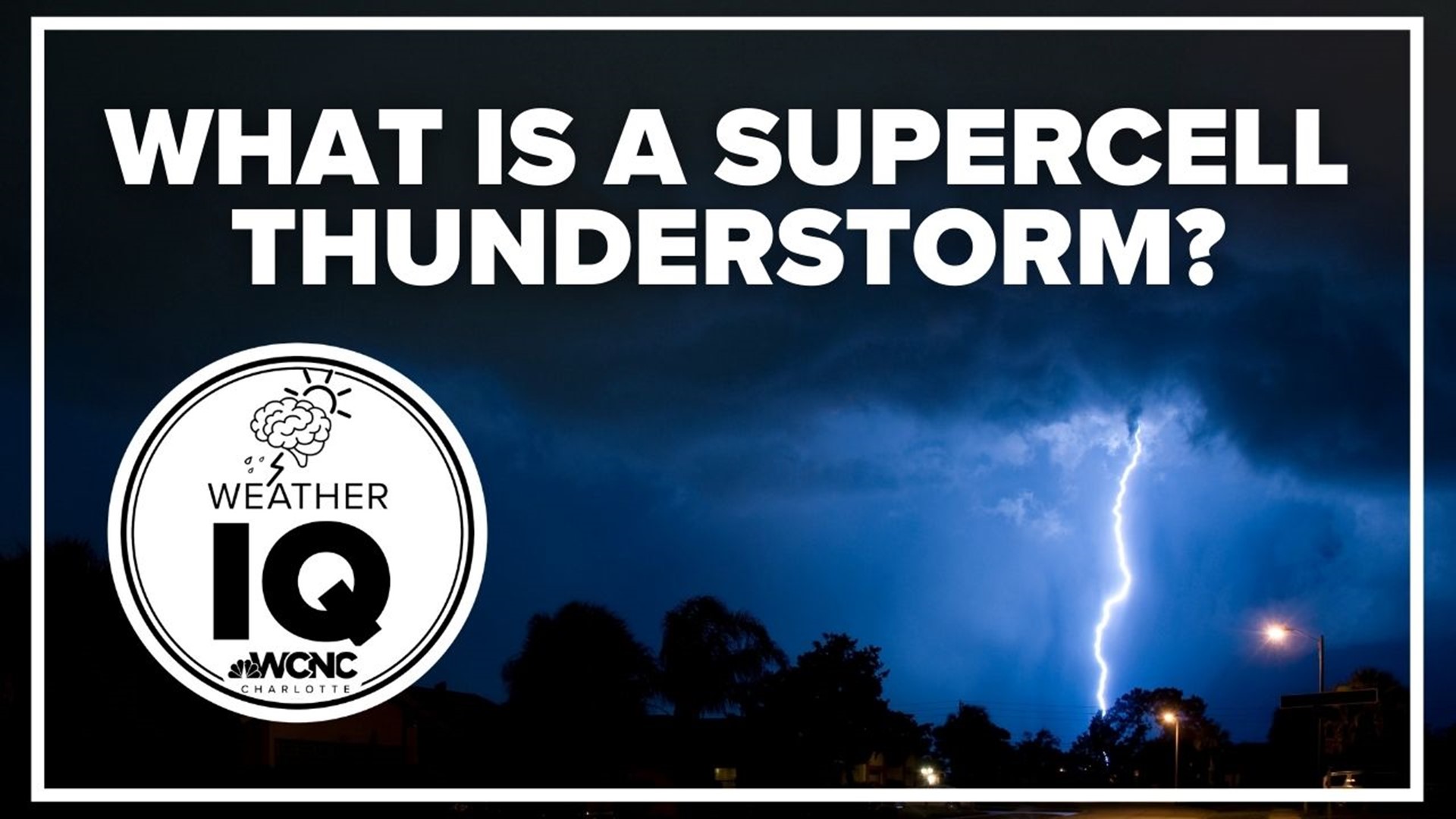 Supercells are the least common type of thunderstorm, but they can be very destructive, causing hail, damaging winds and tornadoes.