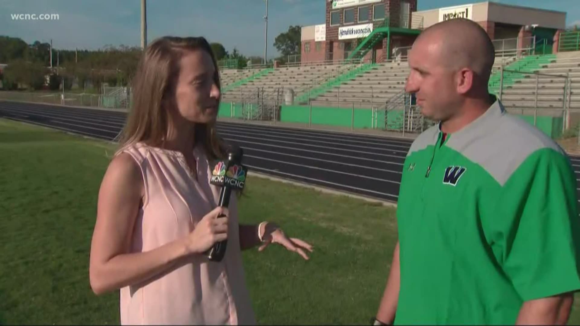 Week 7 of high school football, NBC Charlotte's Ashley Stroehlein caught up with Warriors head coach Andy Capone to talk about tonight's matchup.