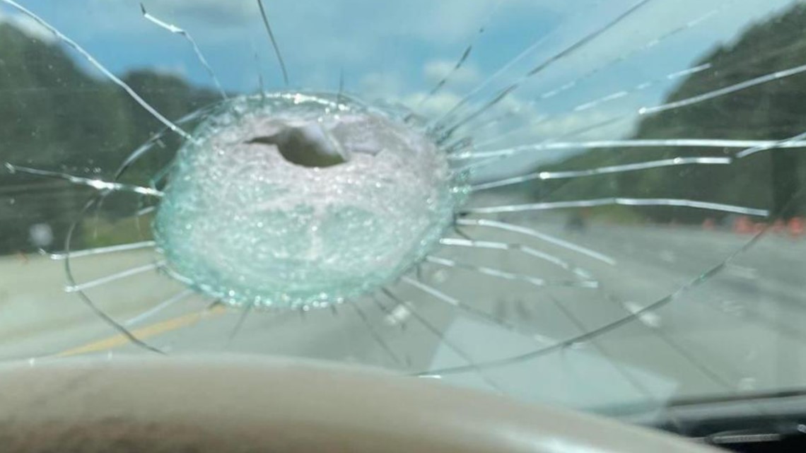 Rock Thrown At Nc Womans Windshield I Could Have Lost My Life