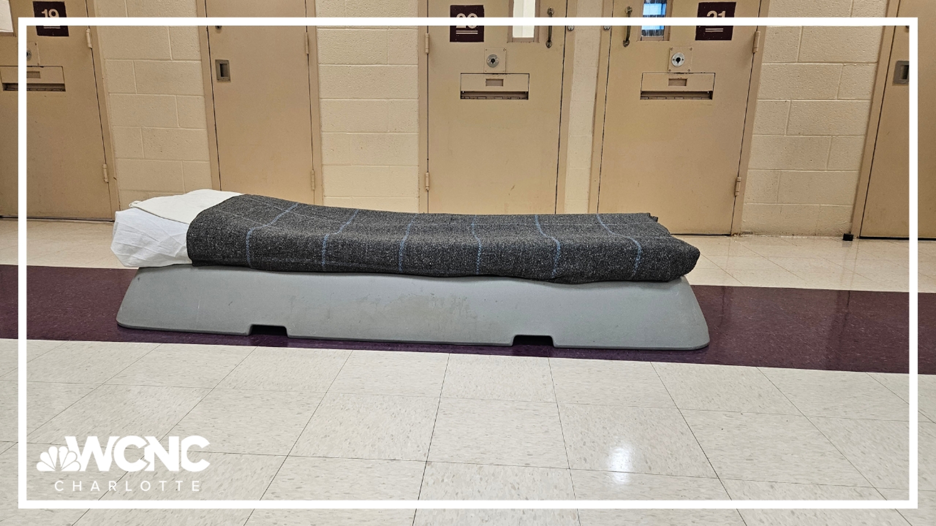 Garry McFadden provided photos of the beds provided for inmates.