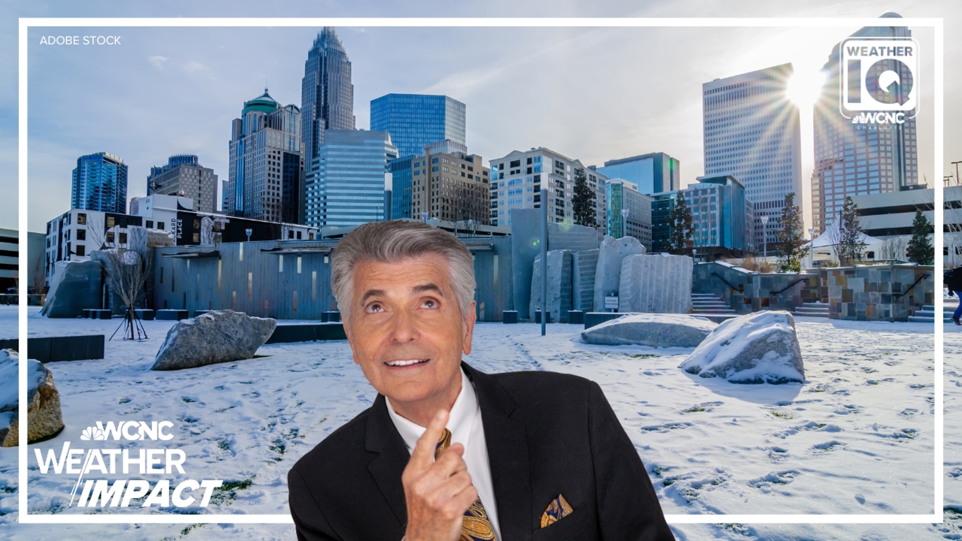 Larry Sprinkle said it's more common for Charlotte to have 70-degree weather than it is to get snow on Christmas.