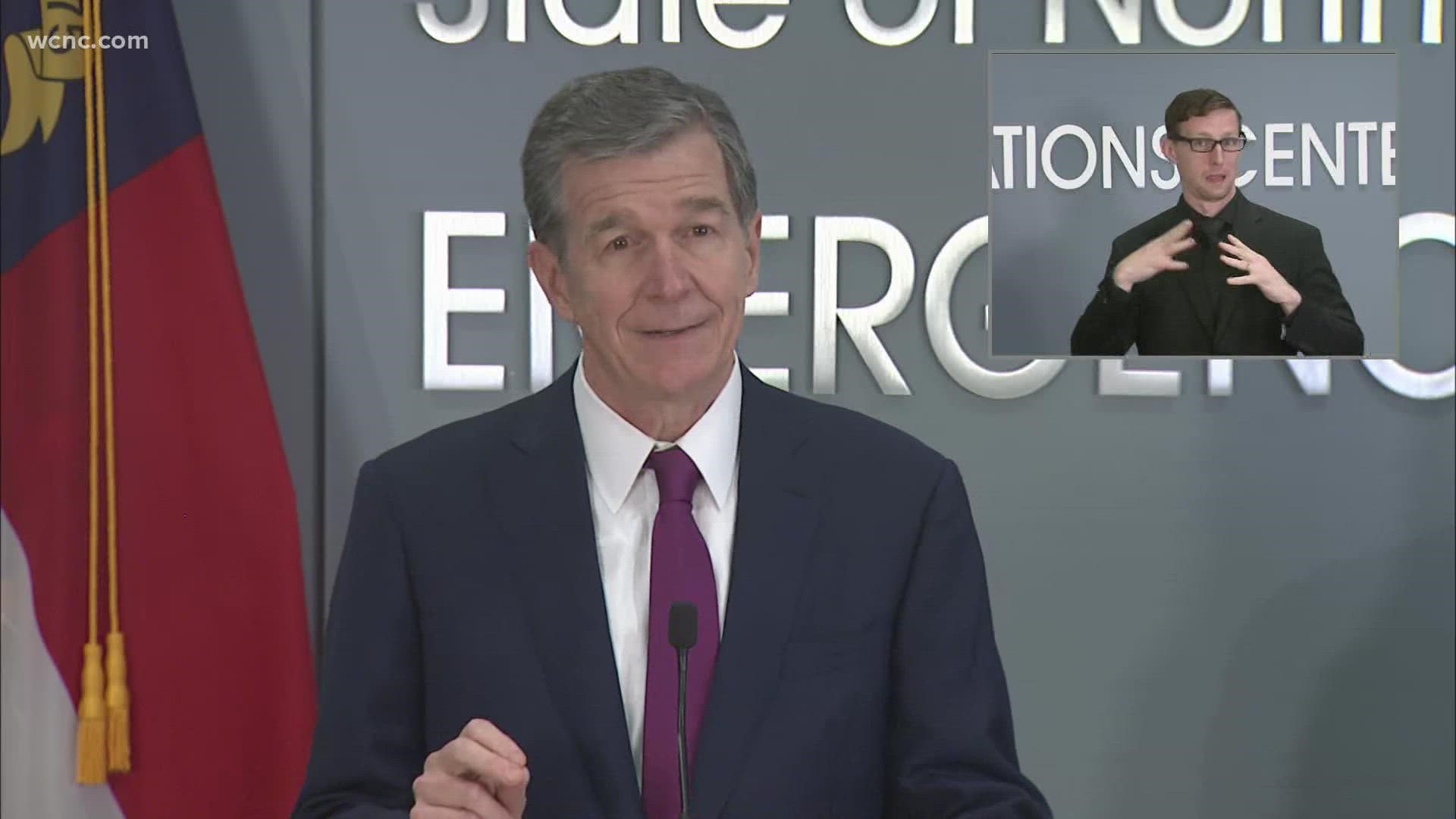North Carolina Gov. Roy Cooper details record COVID-19 case numbers and vaccinations following the holiday season.