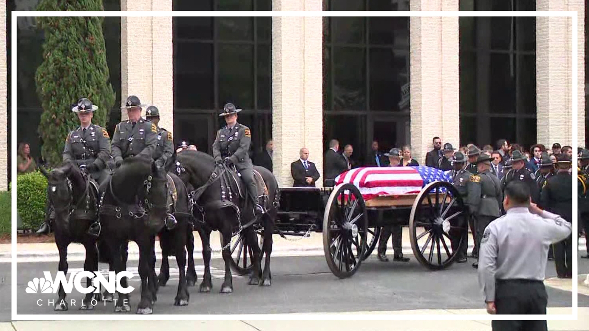 Task Force Officer Sam Poloche was one of four law enforcement officials killed while serving warrants at a home in east Charlotte on April 29.