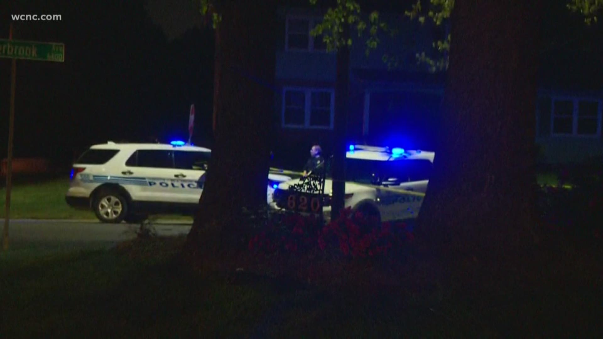 It happened in the Hidden Valley neighborhood Tuesday night, CMPD said.