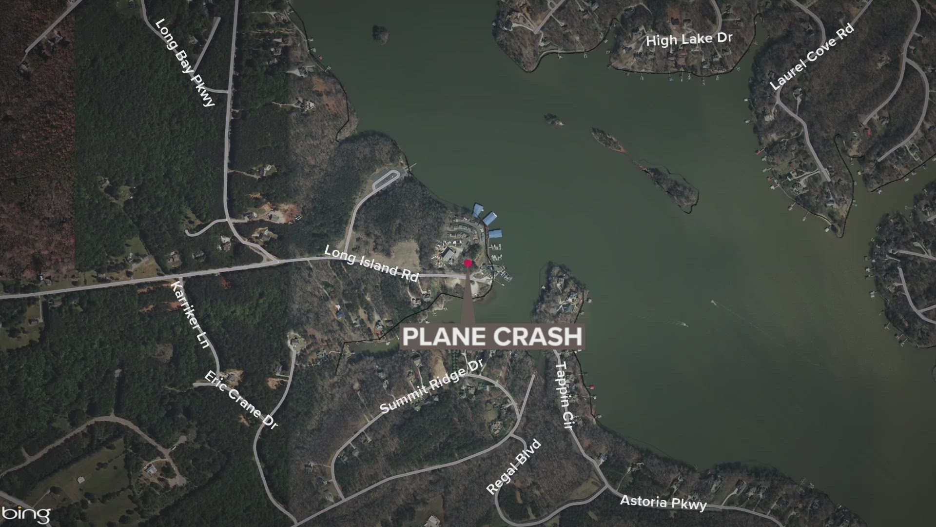 The pilot was able to safely land the plane on the water near Long Island Marina.