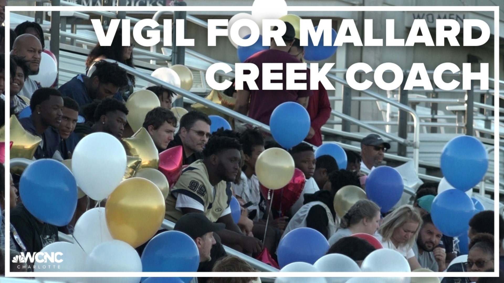 Hundreds of students, staff and athletes  from gathered at Mallard Creek high school tonight
