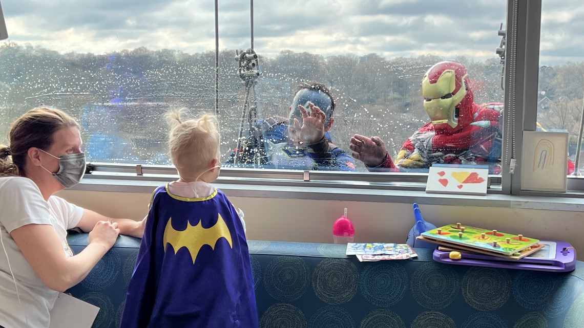 Superheroes pay a visit to patients at Levine Children's Hospital - Vimarsana News