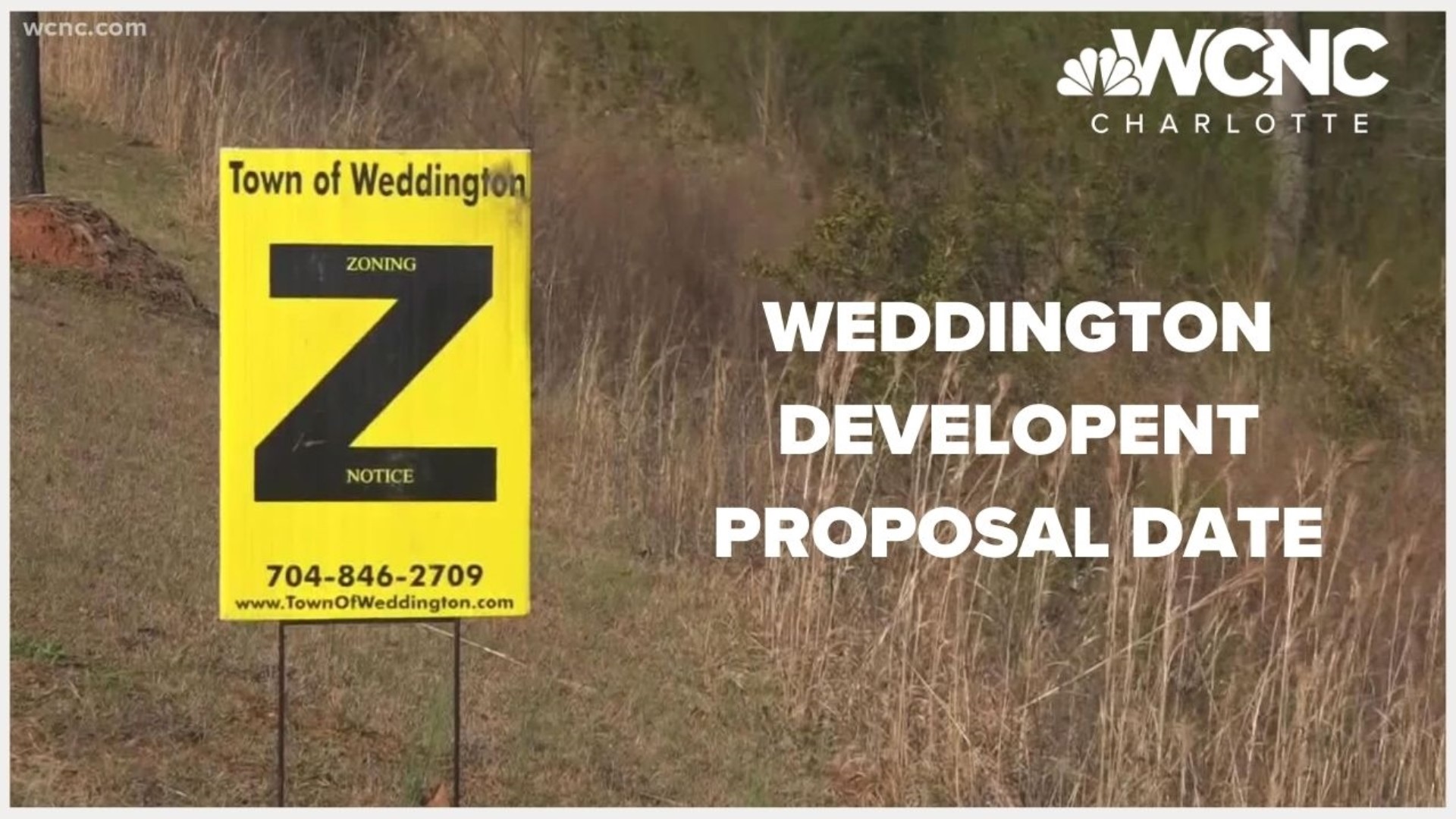 Neighbors in Weddington are fighting plans for a proposed mixed-use development.