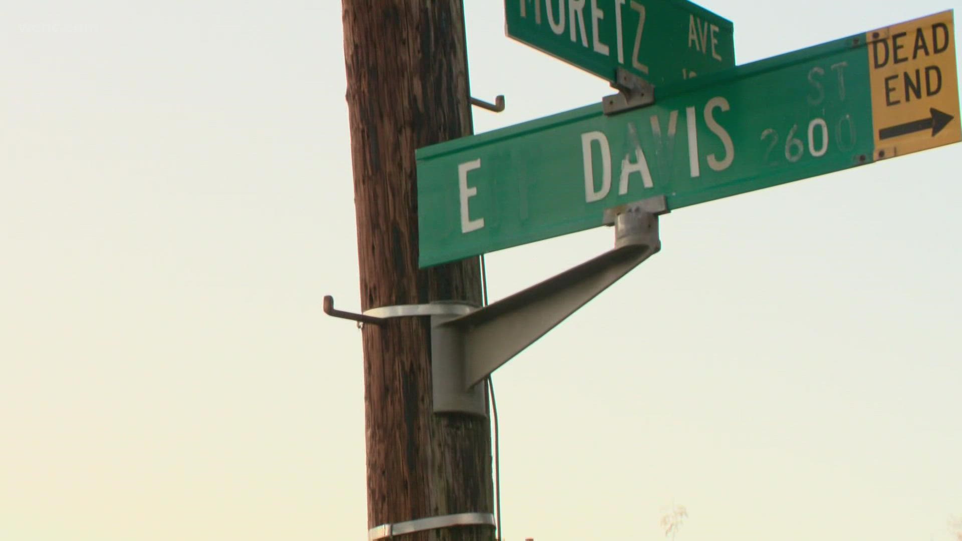 The city of Charlotte unveiled three new street names as part of its project to get rid of names honoring Confederate leaders and white supremacists.