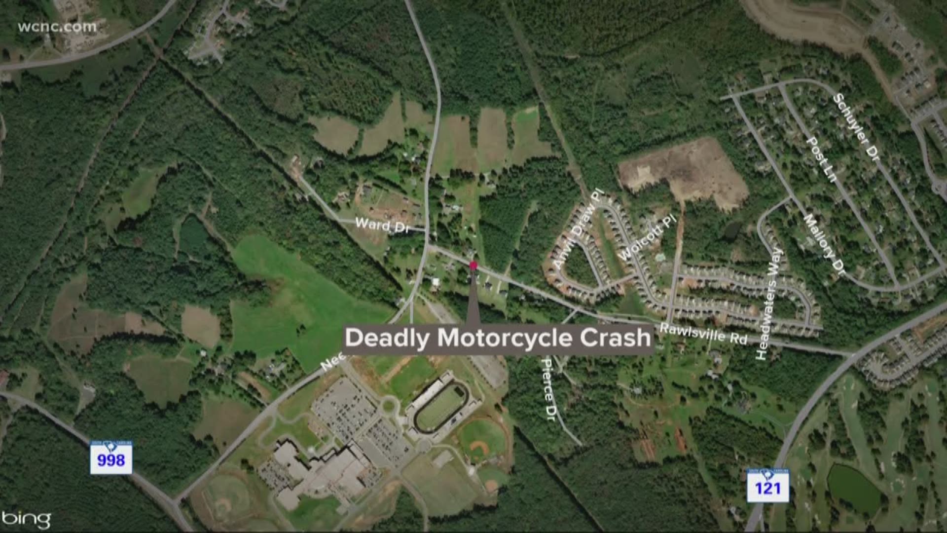 Police say a motorcycle driver left the road and crashed. He was later identified as James Medina, 40.