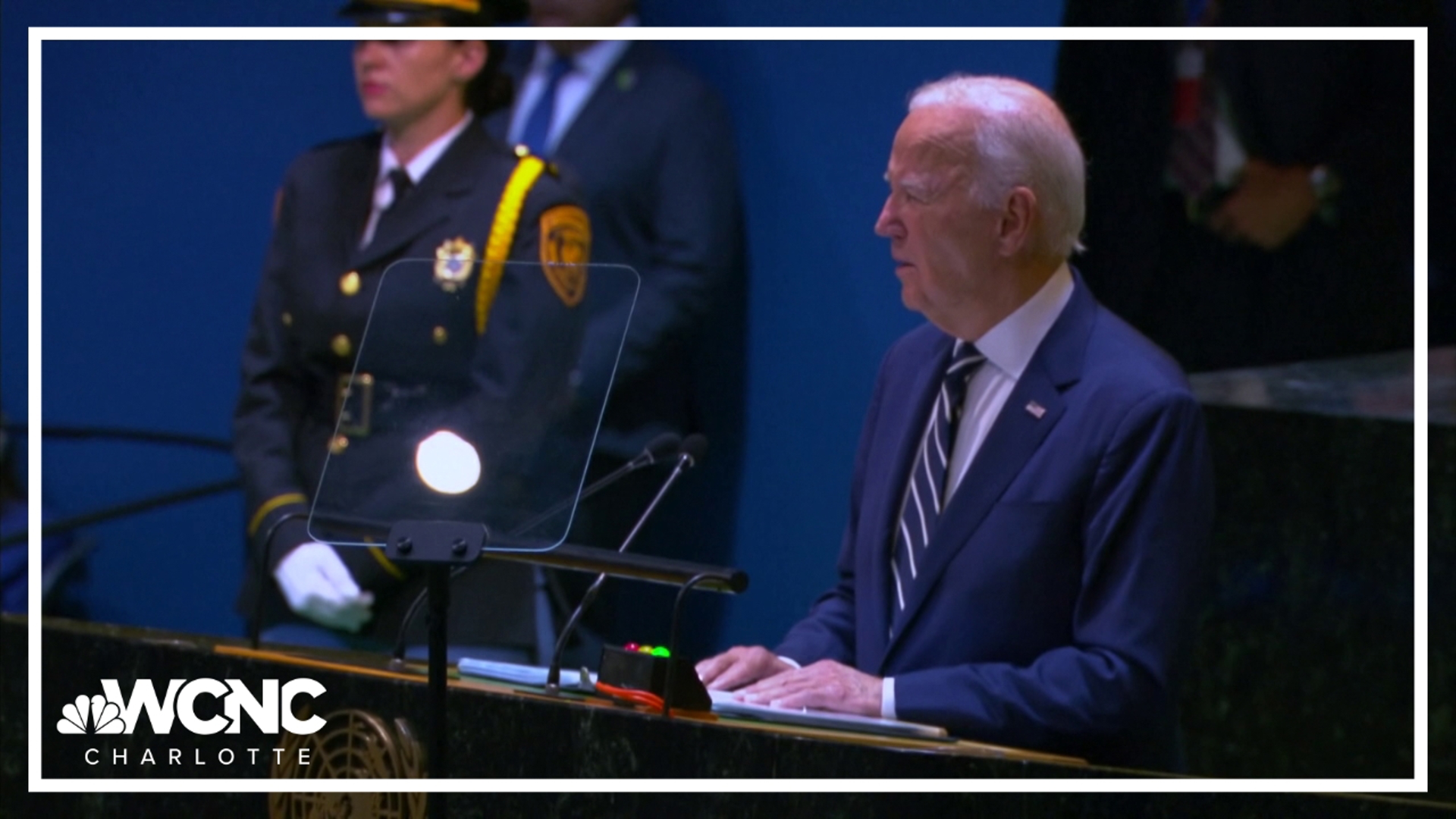 U.S. President Joe Biden said he recognized the challenges of Gaza, Ukraine, Sudan and other global hotspots, but he remains hopeful.