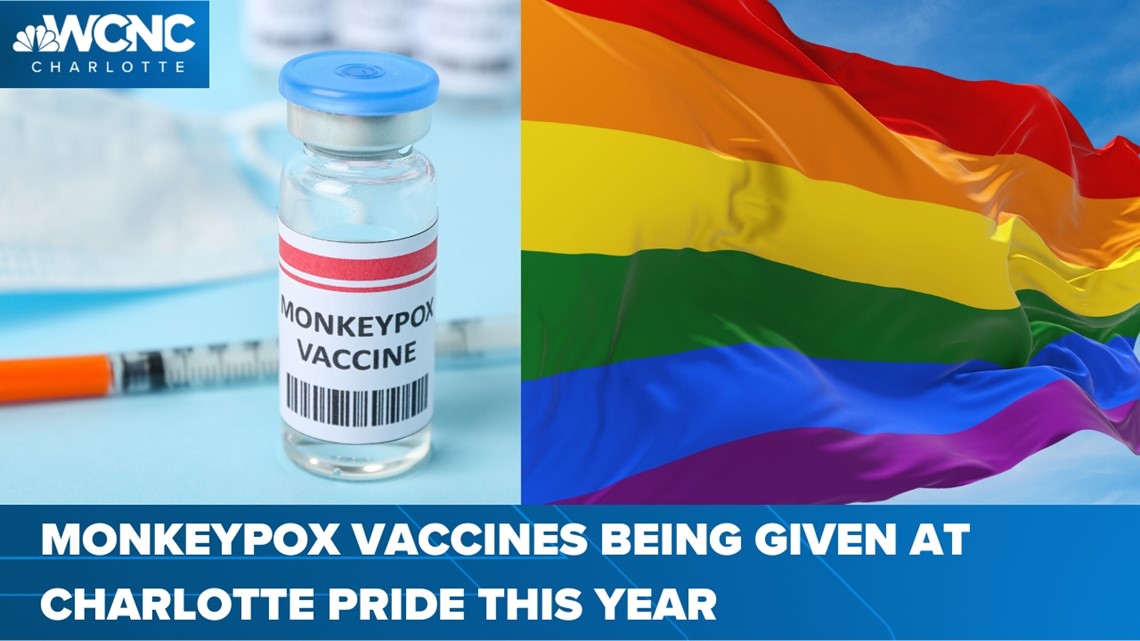 Monkeypox shots to be given at Charlotte Pride events