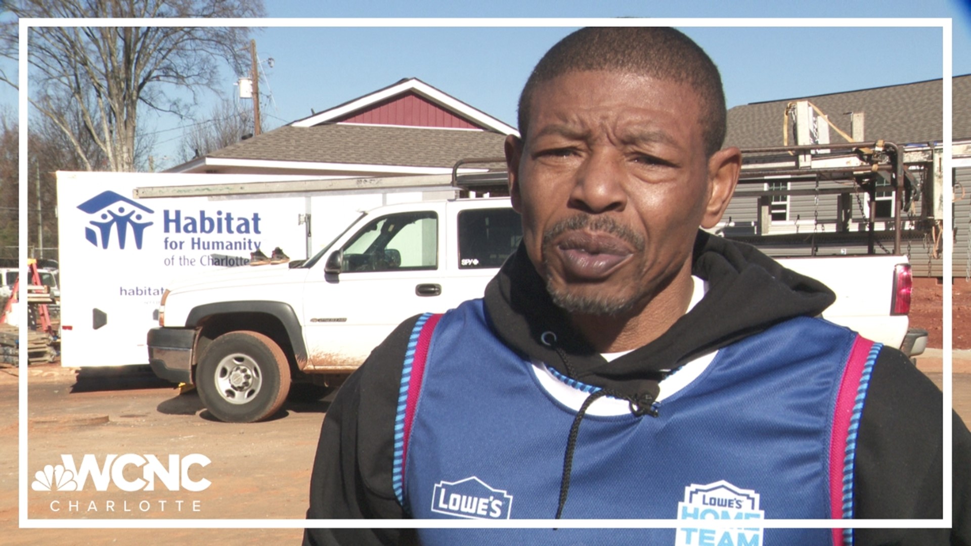 Hornets legend Muggsy Bogues is giving back by taking part in a Habitat for Humanity project.