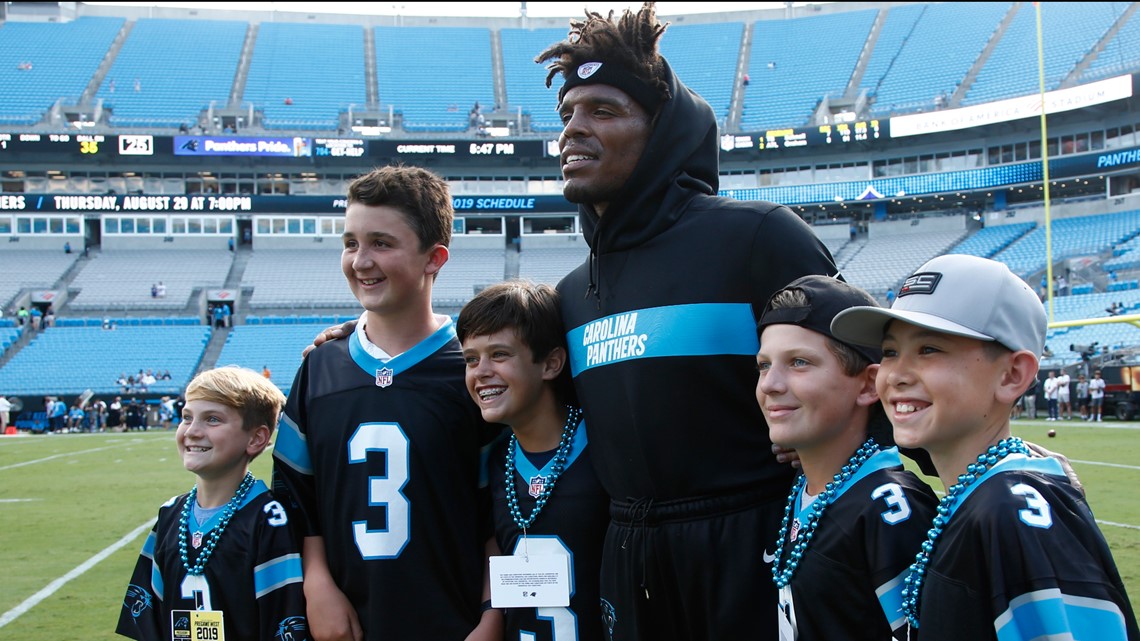 Cam Newton sends signed jersey to young Carolina Panthers fan 