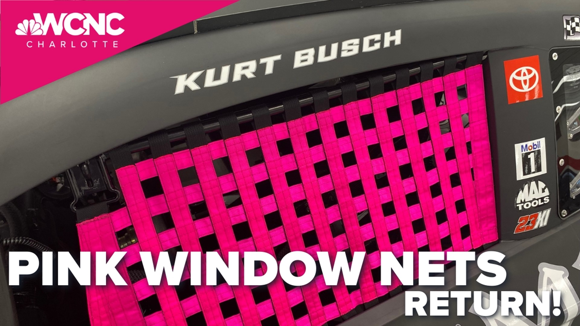 NASCAR champion Kurt Busch started the Window of Hope program to support breast cancer survivors and raise money for those battling the deadly disease.