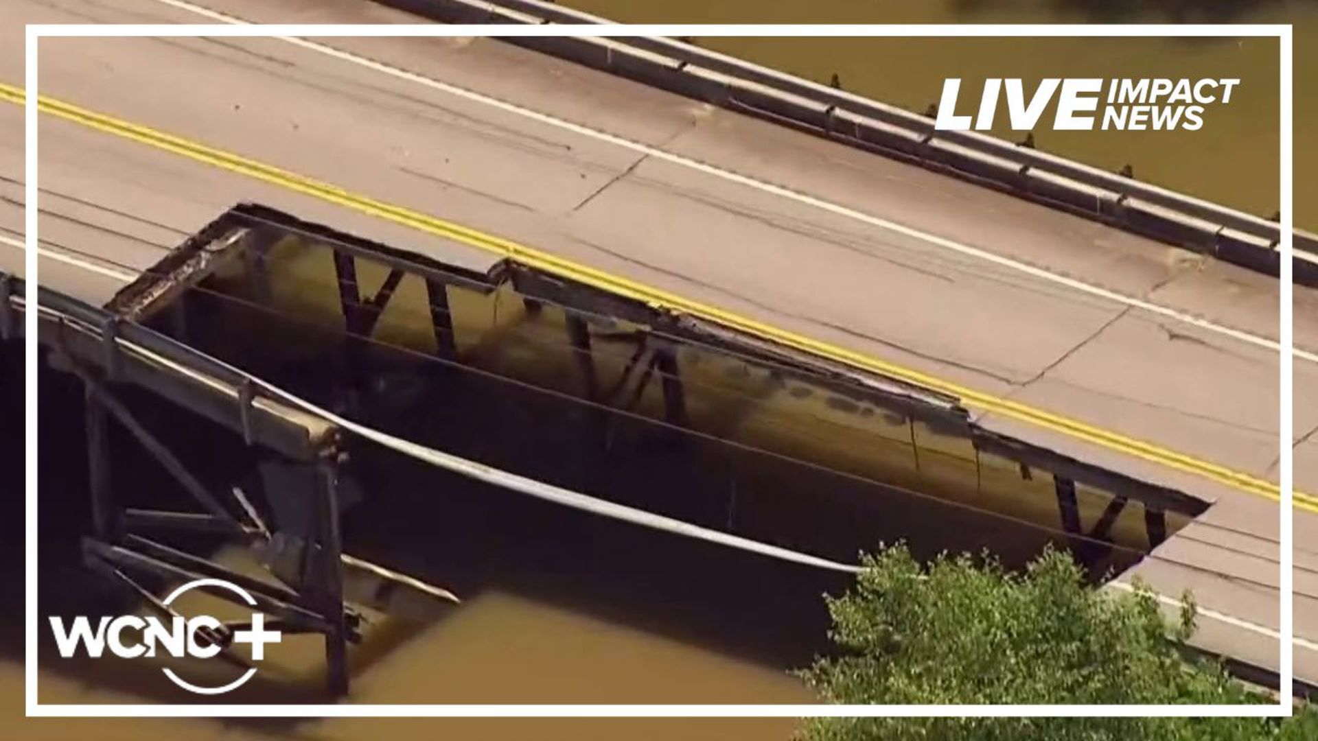 Multiple crews are on the scene of an apparent bridge collapse near Lake Keowee in Pickens County, South Carolina.