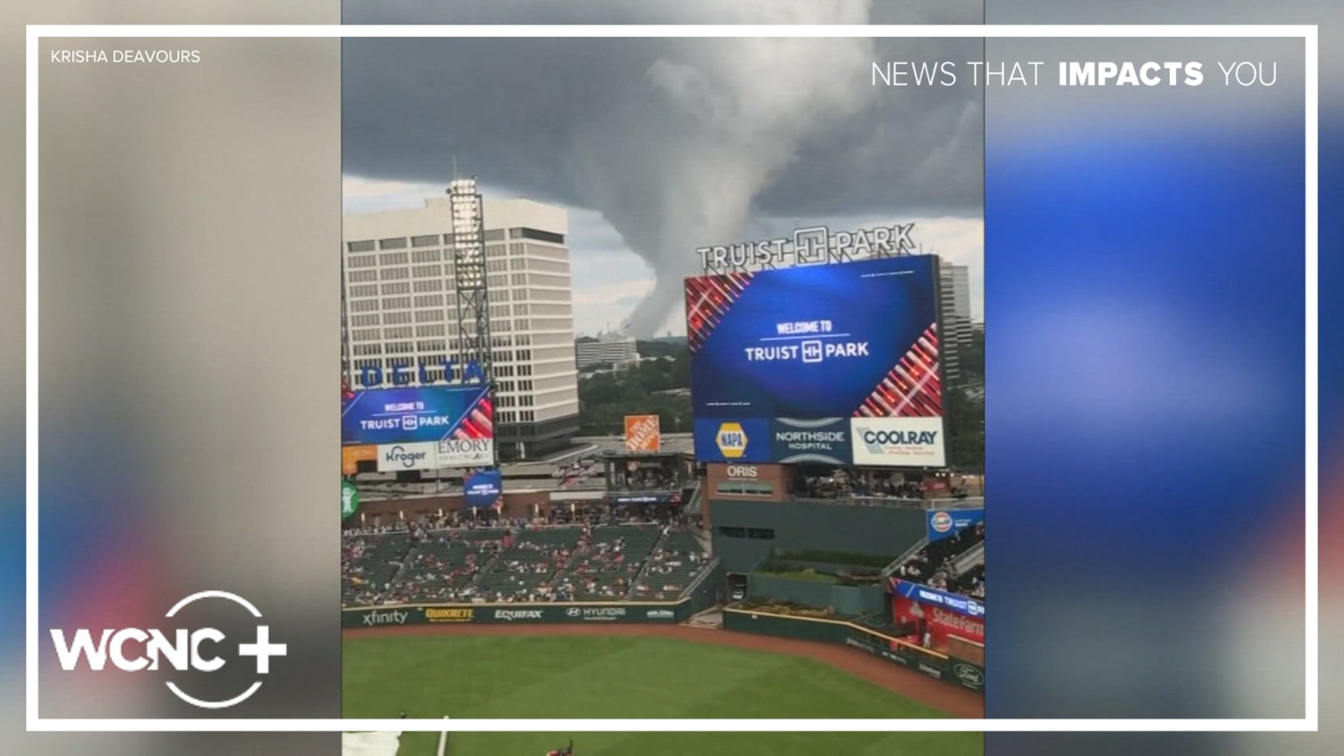 It's a huge and menacing cloud that may look like a tornado -- but it's harmless.