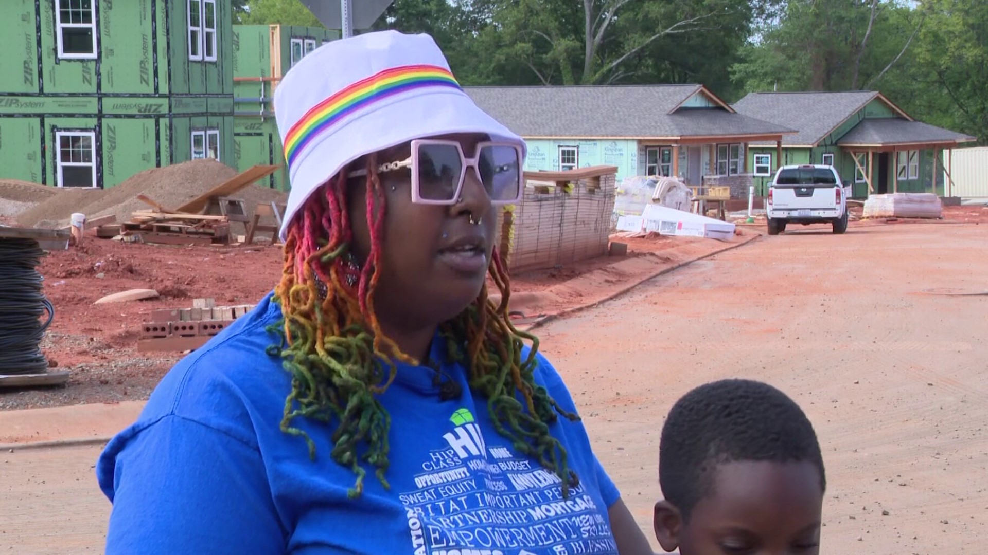 A single mother who has macular dystrophy and is legally blind will be one of 39 homeowners in a new affordable housing community in west Charlotte.