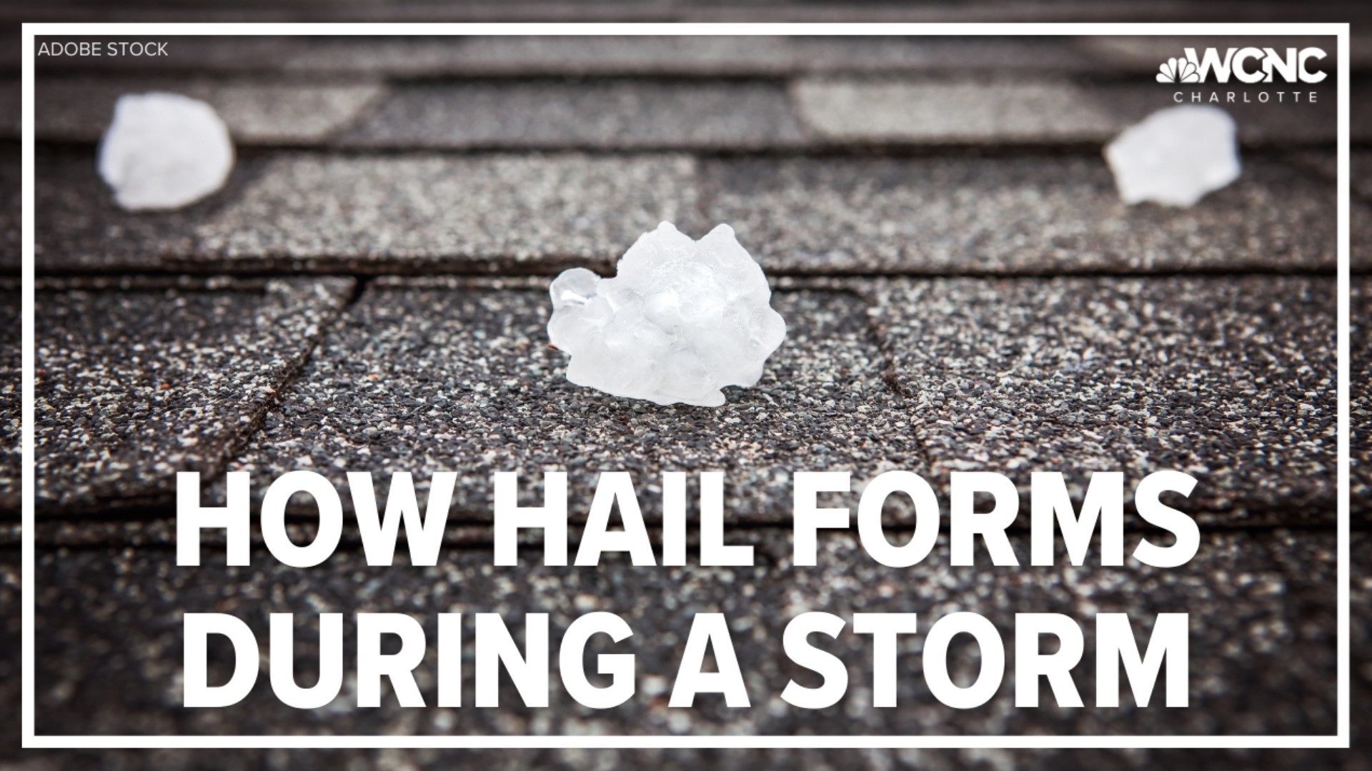 If you see hail on the ground and it's safe to do so, break it open. The number of rings you see will tell you how many cycles it went through in the thunderstorm.