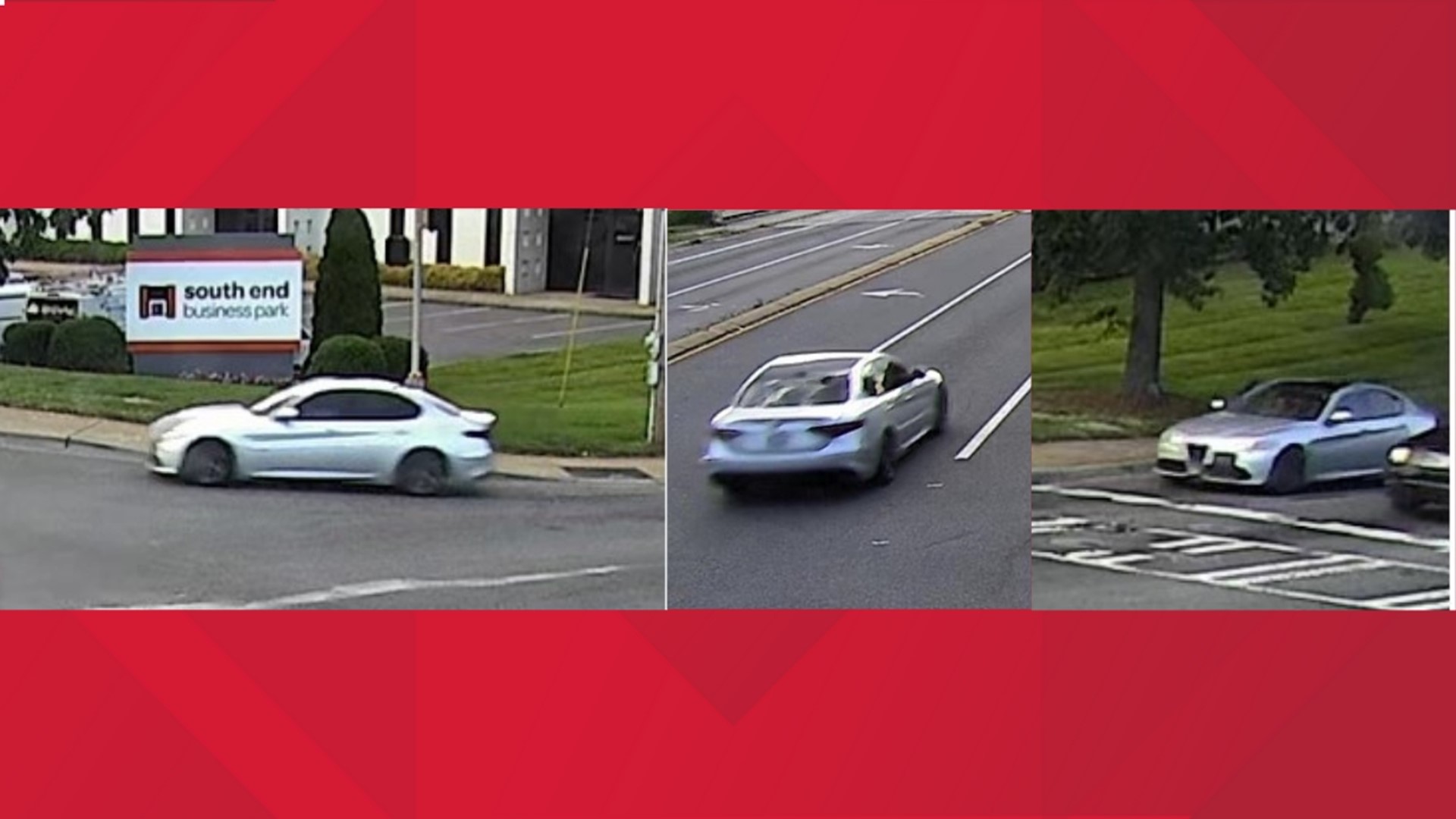 Police are asking for help finding the suspect's car, which has certain distinctive features.