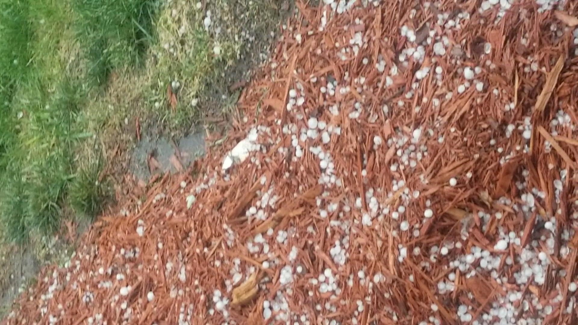 Rhyan Jordan provided the following video of hail from Rock Hill.
