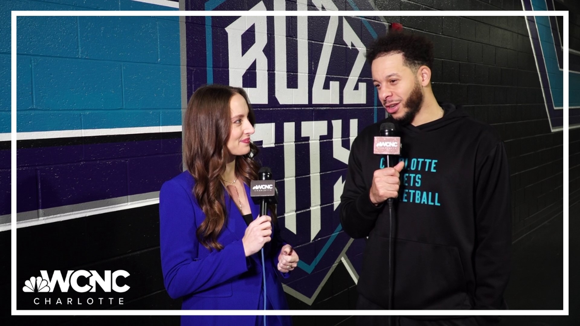 Ashley Stroehlein learns what it means for Seth Curry to be back in the Queen City!