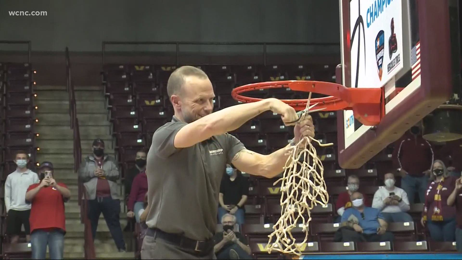 The Winthrop basketball team won their conference title and is getting ready to play in March Madness.