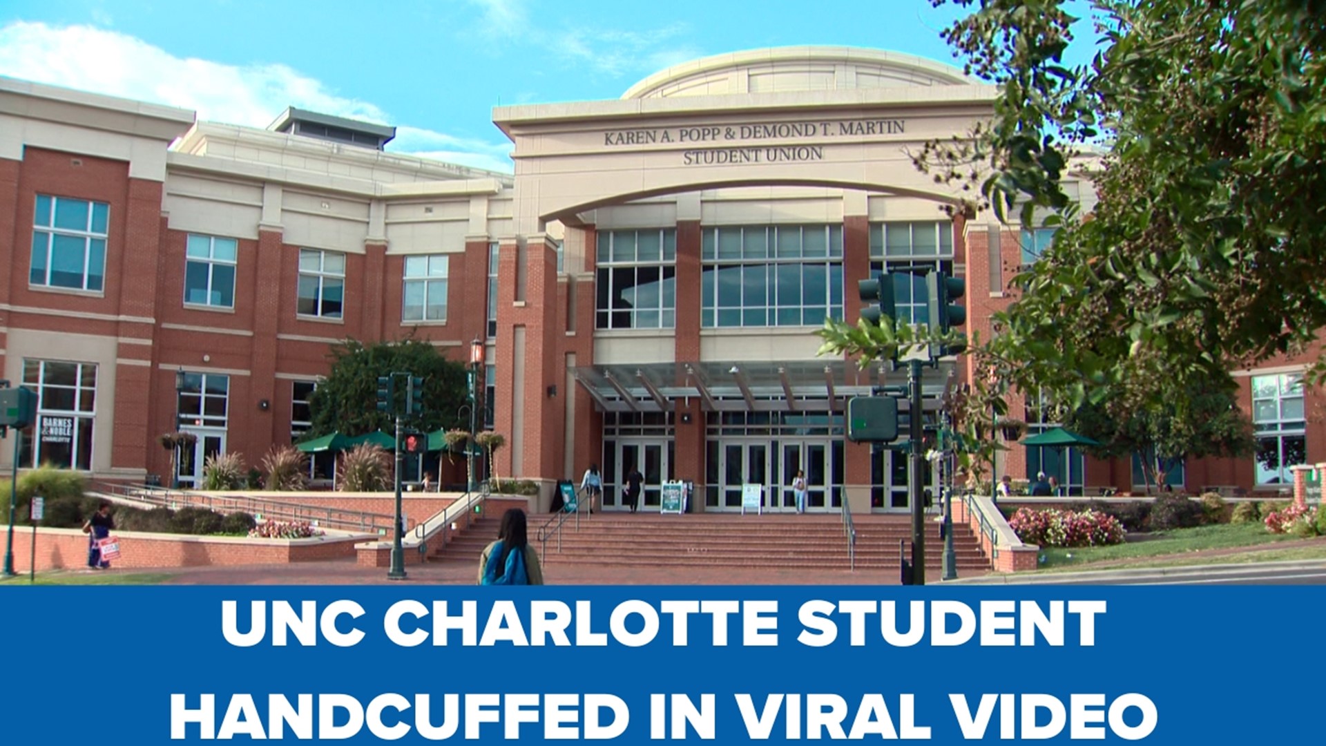 UNC Charlotte student handcuffed, university apologizes