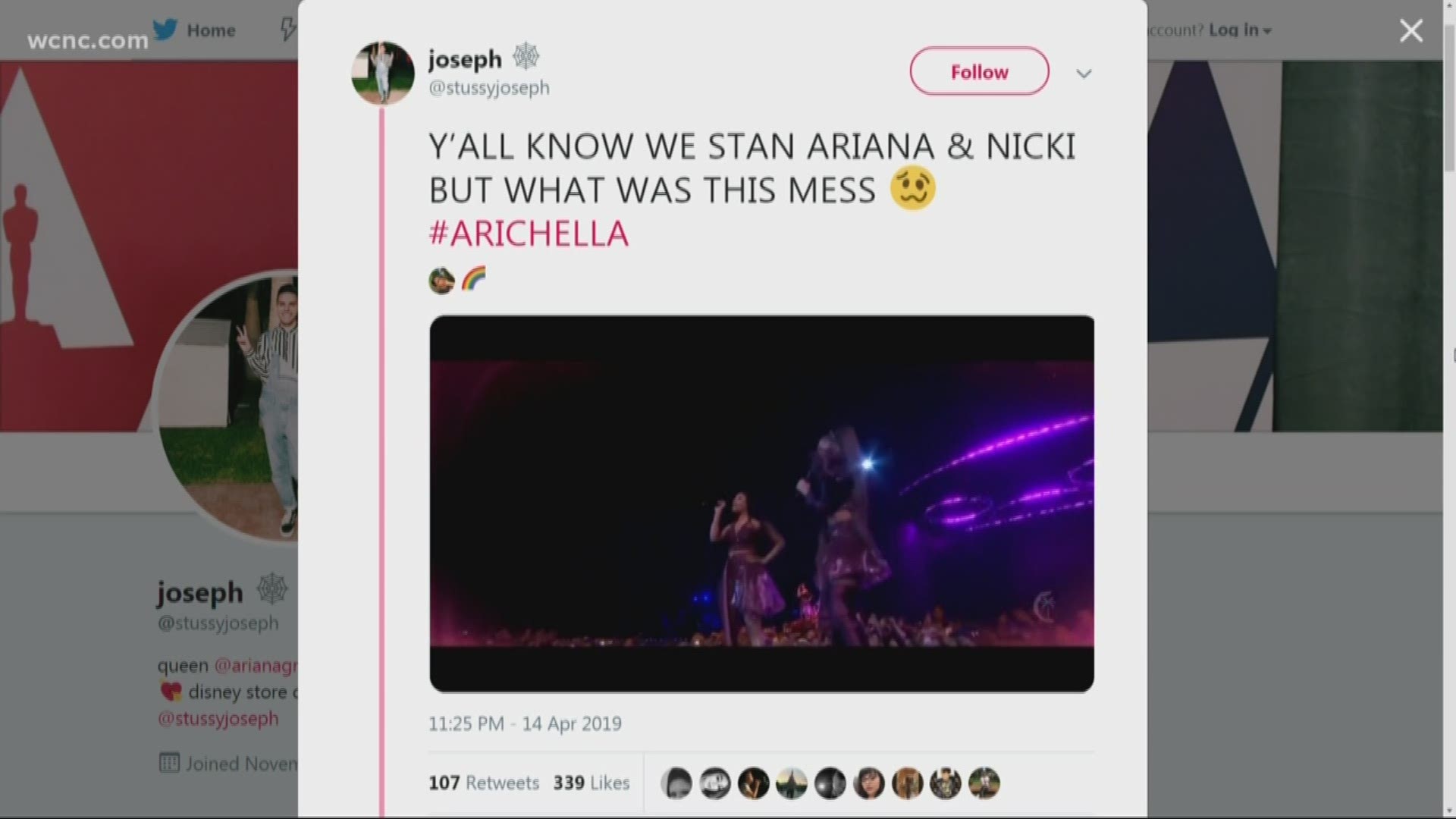 The new season of "Game of Thrones" debuted Sunday but it wasn't the only thing trending, as Ariana Grande's performance with Nicki Minaj at Coachella had millions of people talking after an obvious technical failure.