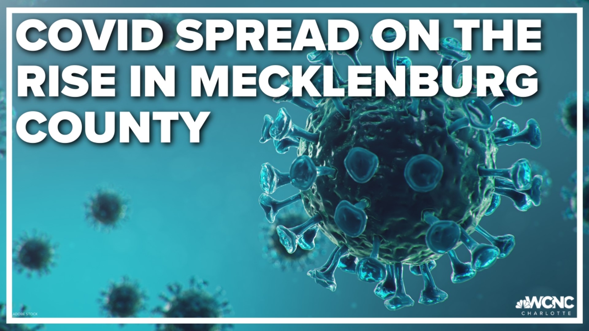 Mecklenburg County moved from the CDC's low level to medium level.