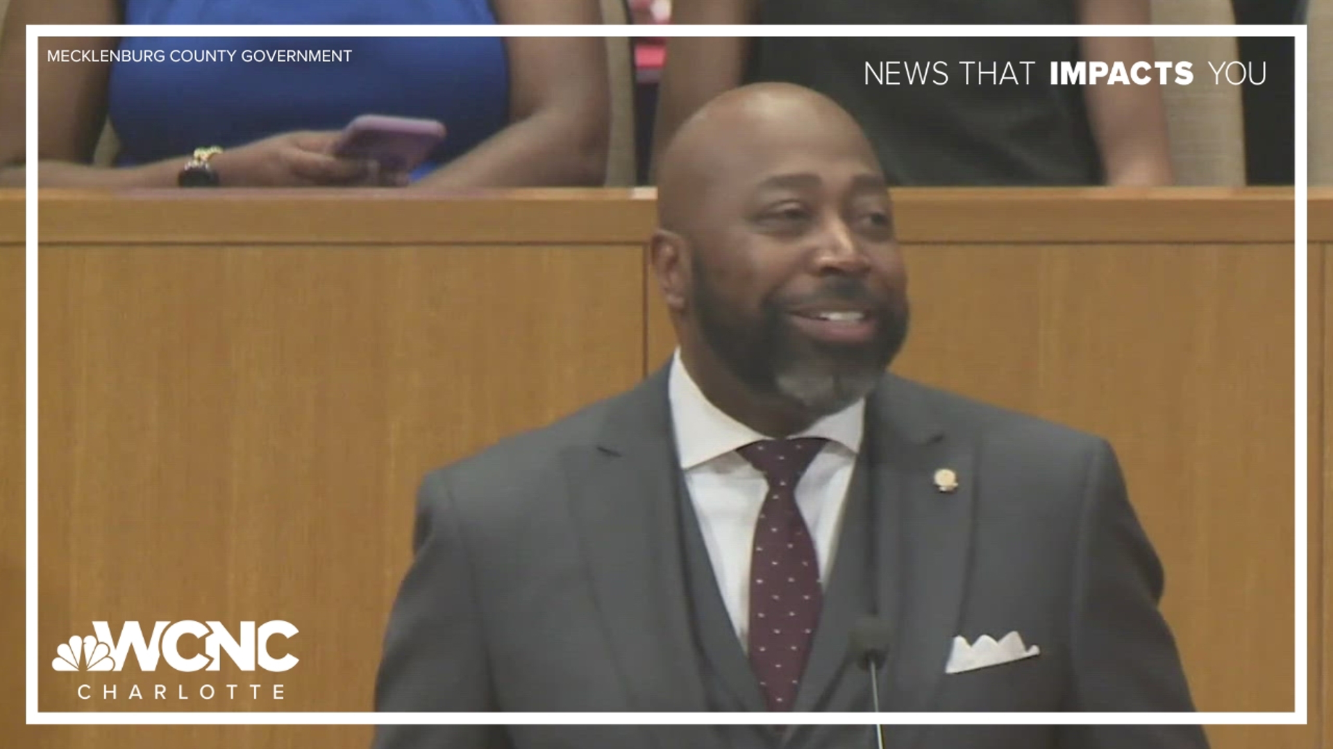 The Board of Commissioners unanimously voted to approve Mike Bryant as the new county manager. He was previously the deputy county manager.