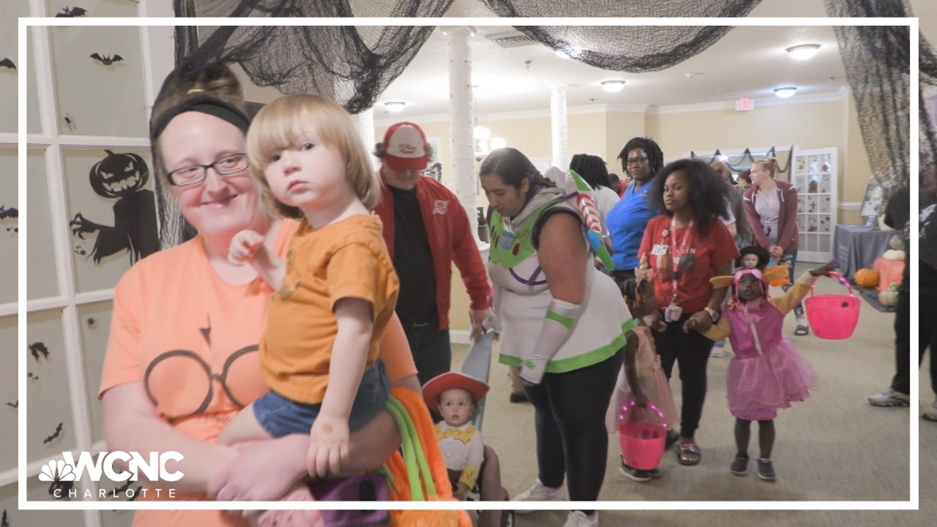 Brookdale Salisbury wanted to go all out for Halloween and invited kids from the community to trick-or-treat with its residents.