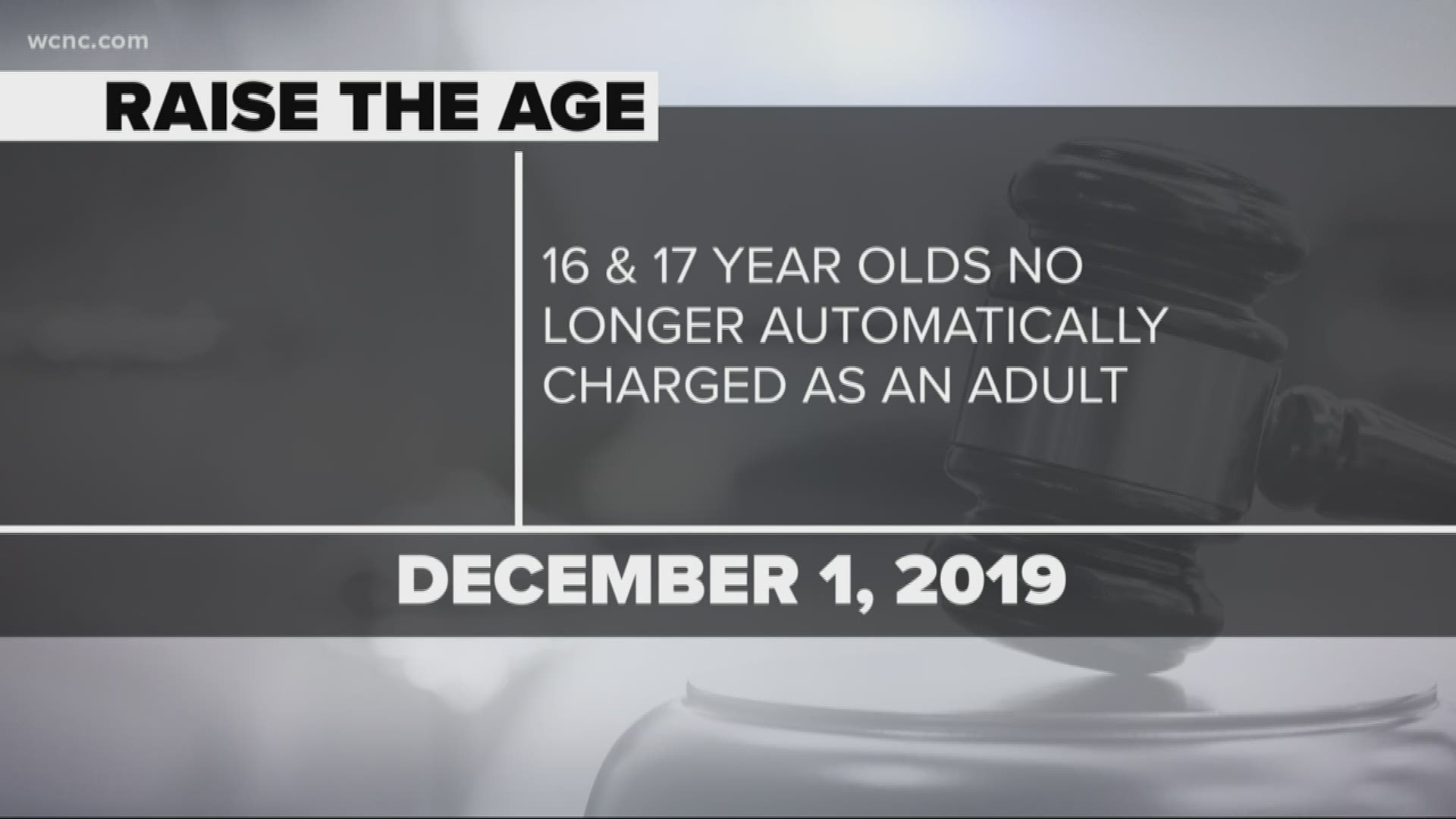 It comes two years after lawmakers raised the age for nonviolent crimes to 18, and after nearly a century of 16-year-old's being treated as adults.