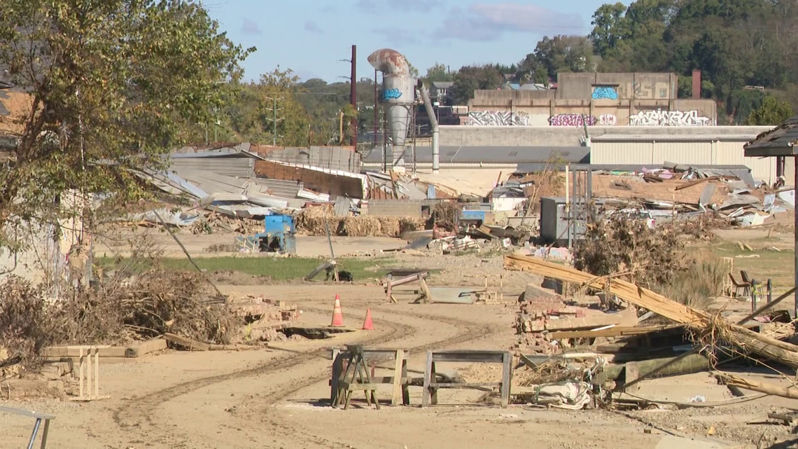 Asheville River Arts District studio owners clean up after Helene ...