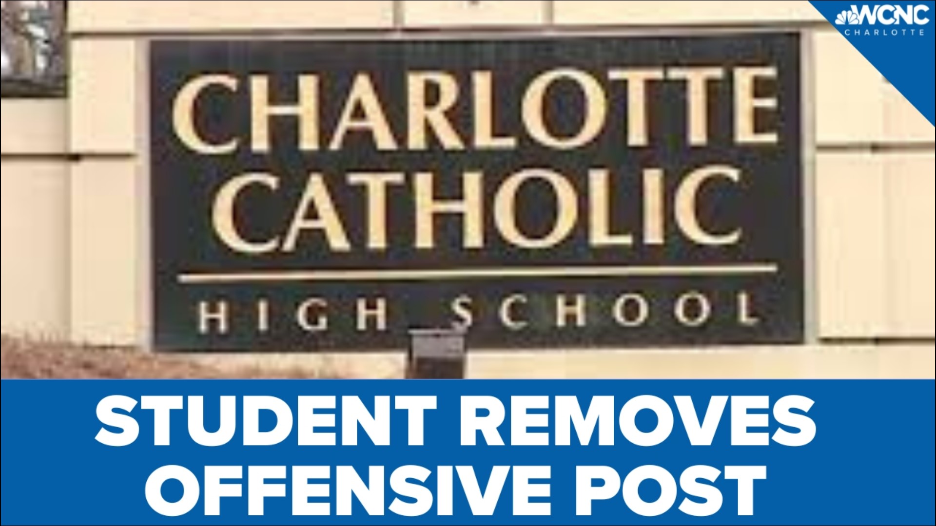 The school principal said "the student did not immediately recognize [the caption] held a double meaning and was offensive."