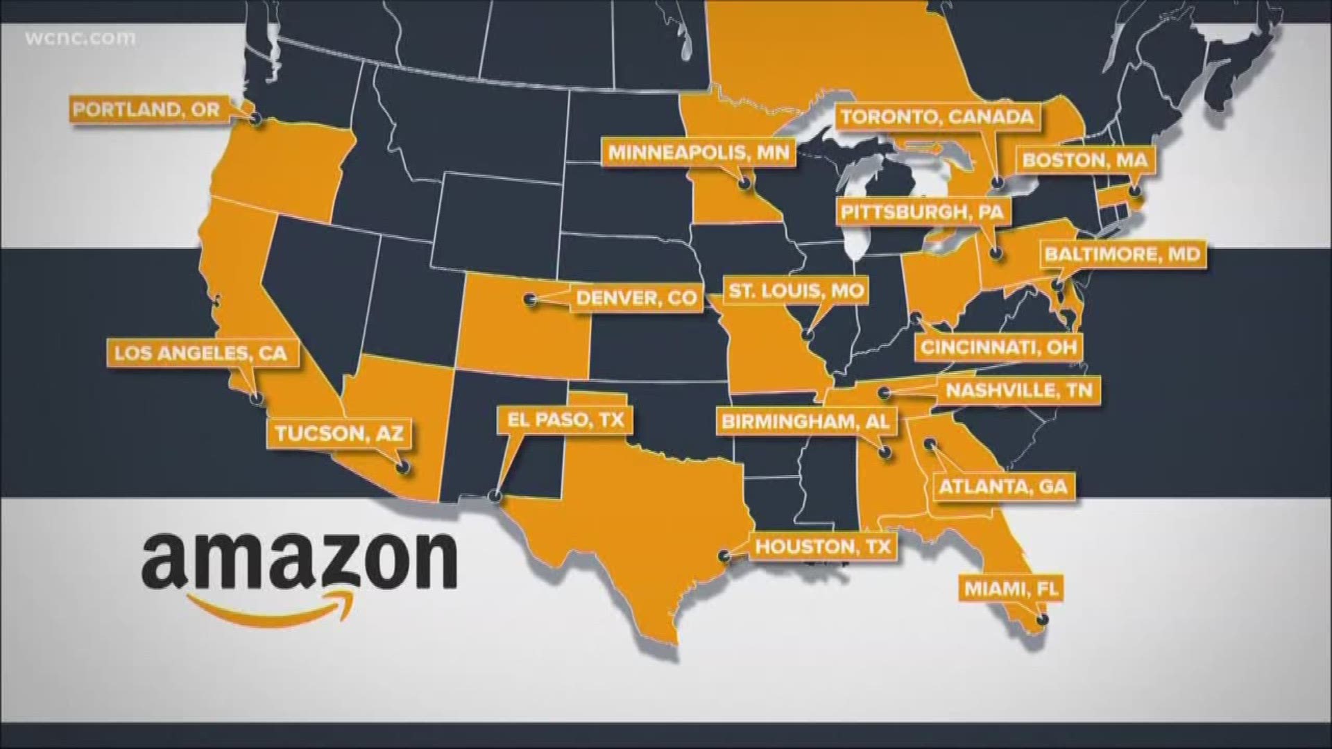 The national race is on to be the home of amazon's second headquarters.