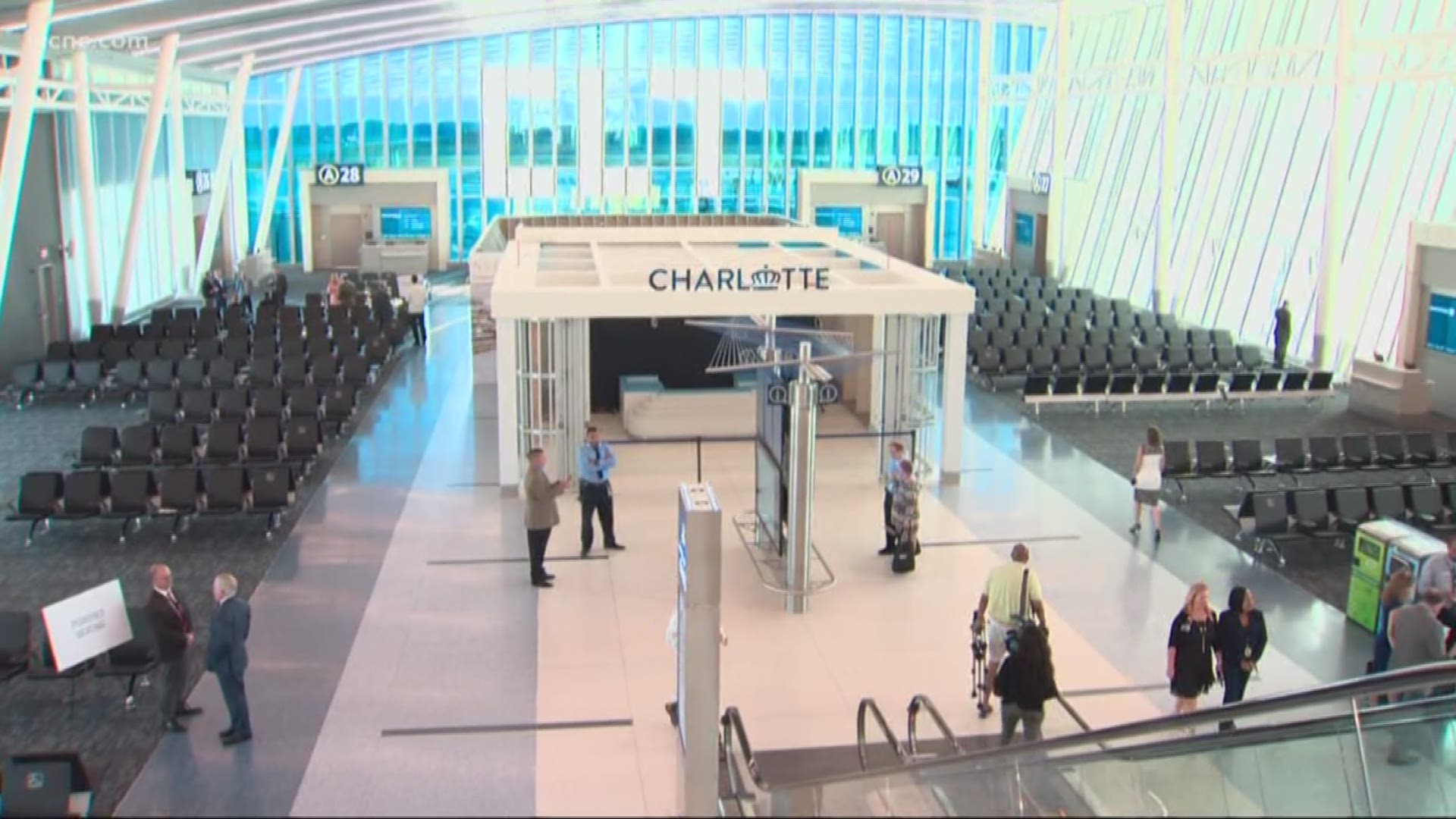 Sneak peek at Concourse A expansion at Charlotte Douglas