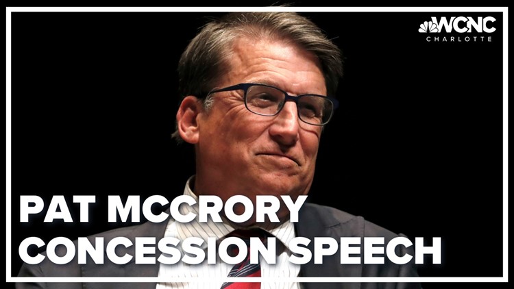 Pat McCrory concession speech in North Carolina U.S. Senate primary