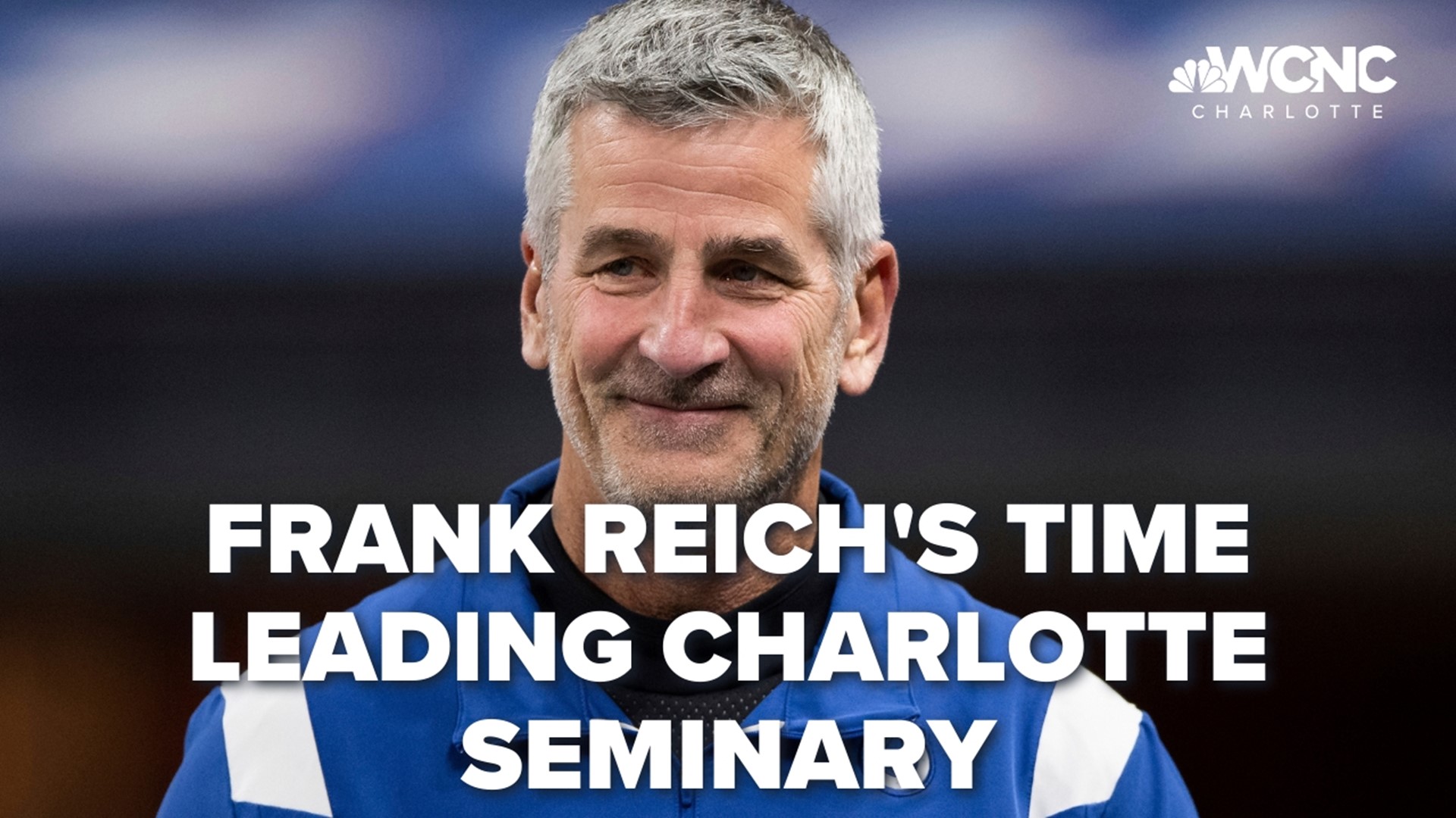 By the time Frank Reich arrived at Charlotte's Reformed Theological Seminary campus, he had played 13 seasons in the NFL, and was a known name among football fans.