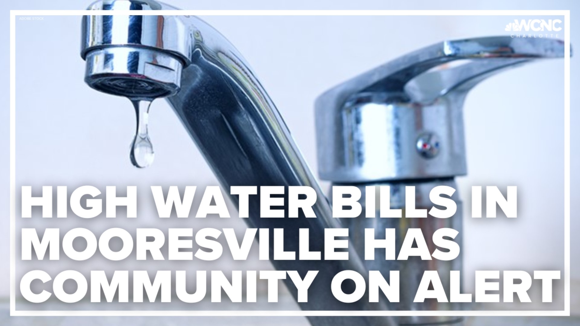 Neighbors in Mooresville say their water bills don't match up with what they're using.